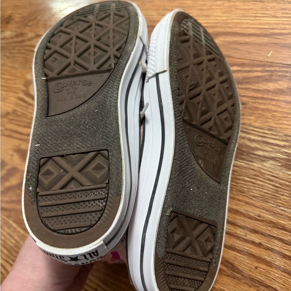Converse Chuck Taylor All Star Hi Always On Hearts Casual Sneakers Junior Size 4 - Picture 9 of 11